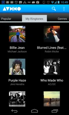 Audiko Ringtones android App screenshot 3